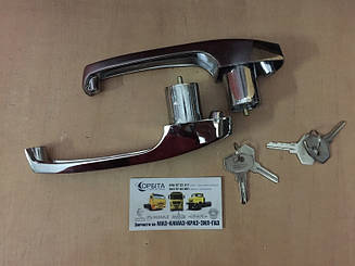 5320-6105020 Ручка відкриття дверей зовнішня КАМАЗ (ліва+права) з ключами 5320-6105040