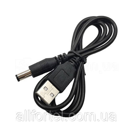 Кабель для роутера USB-DC 12V (Black), фото 2