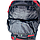 Рюкзак туристичний з розширенням, 36 л, один відділ, 3 фронтальні кишені, розмір: 50(62)*35*17 см, червоний, фото 4