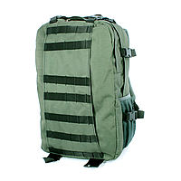 Тактичний рюкзак 600-01армійський 2відділення фронтальні кишені додаткові кріплення розмір 50*34*27зелений