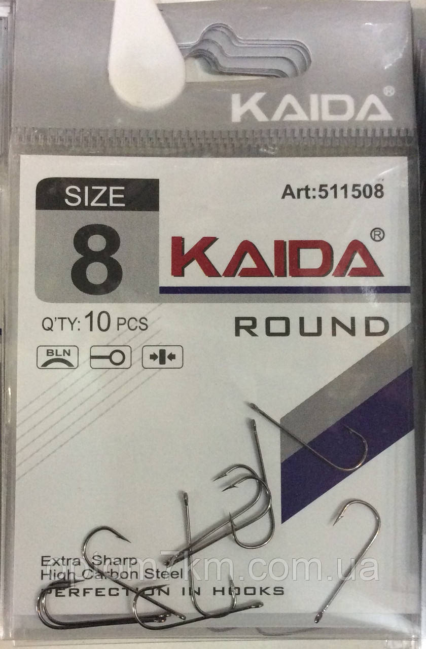 Крючок KAIDA ROUND размер 6-16 - фото 2 - id-p295616386