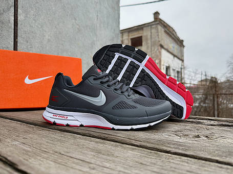 Чоловічі кросівки Nike Zoom Shield Grey Red сірі, фото 1