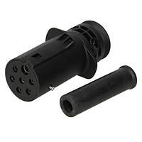 Вилка до напівпричепа 7 PIN N Type HELLA пластикова (ISO 1185)