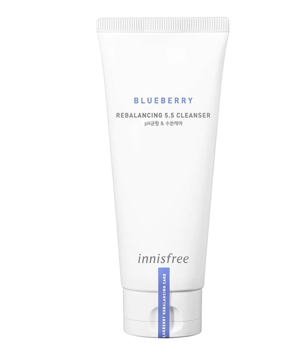 Балансувальна пінка для вмивання з екстрактом чорниці Innisfree Blueberry Rebalancing 5.5 cleanser 100 мл