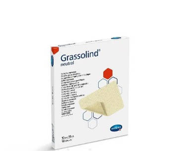Пов'язка мазева Grassolind neutral 10см х 10см, (Грасолінд) Hartmann 499314