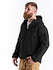 Тактична куртка Eagle Soft Shell JA-01 з флісом Black L, фото 8