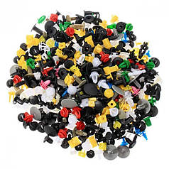 Набір автомобільних кріплень, пістонів, кліпс, 500 шт., Multicolor (N015500)