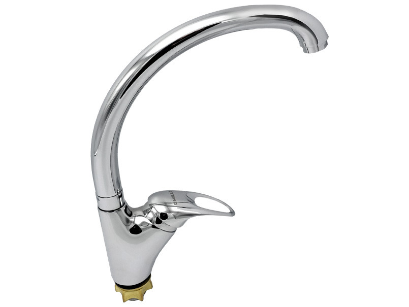 Змішувач для кухонної мийки, бокова ручка, картридж Ø40, колір хром Millz