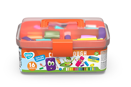 Набір для ліплення з тестом 16 colors Box Lovin, 41186