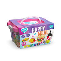 Набор Тесто для лепки Lovin Do Happy meal, 35 стика, 35 цветов, в пластиковом боксе 20х17х11см, OKTO (41137)