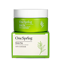 Крем для лица OneSpring Green Tea Moisturizing Cream с экстрактом зелёного чая 50 мл