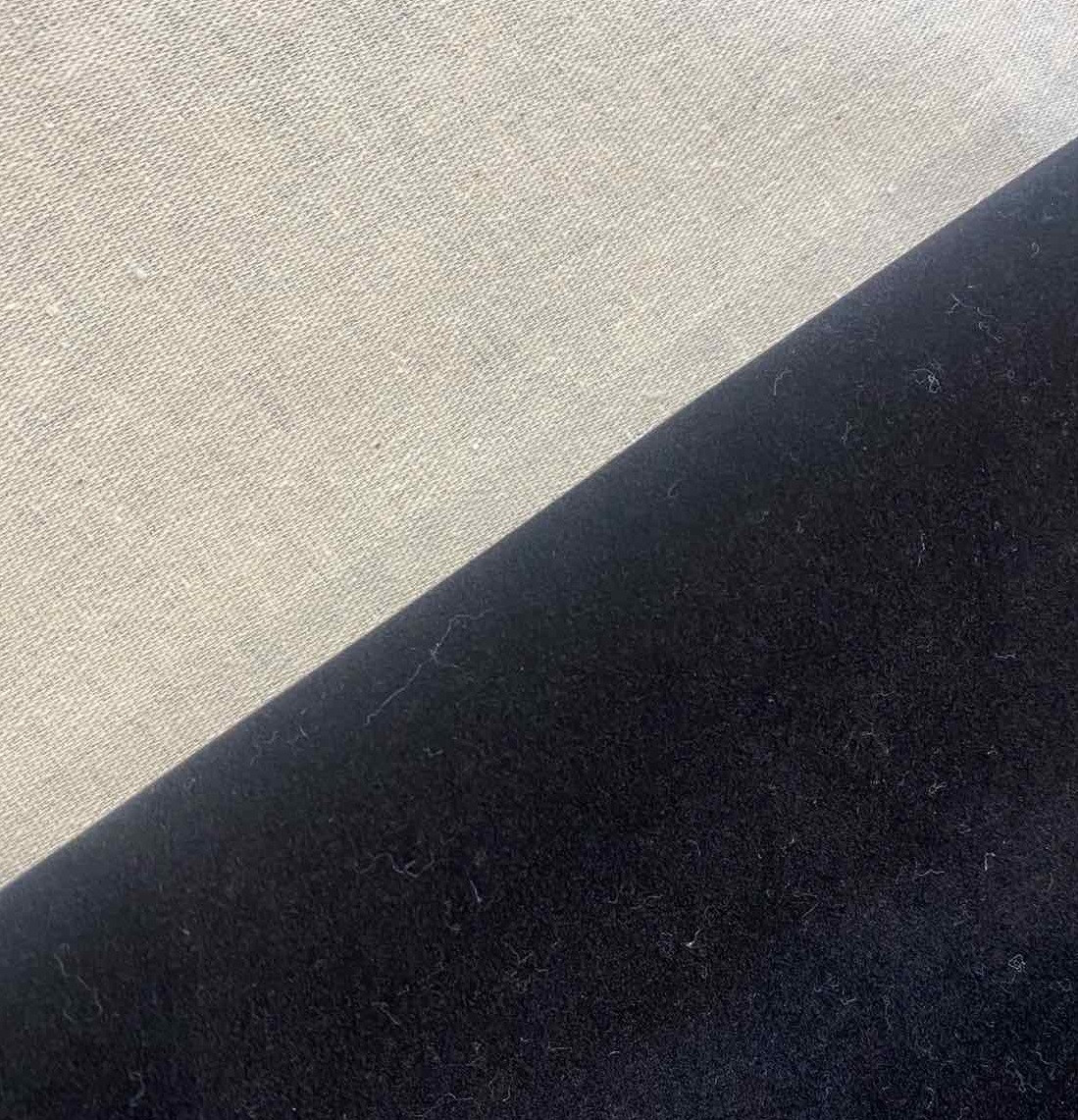 Вінілікожа Т-замшева галантерейна чорна 01226, фото 1