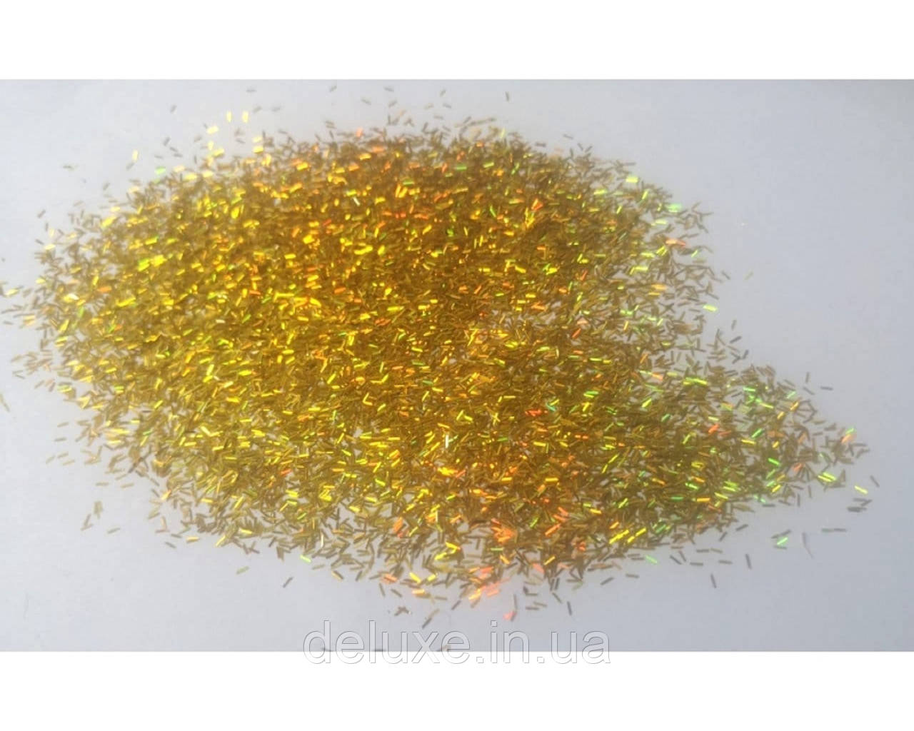 Блистки, золотистий голографічна смужка 3мм, 10г, фото 1