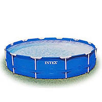 Каркасный бассейн круглый Metal Frame Pool (Intex 28210) Диаметр 366 x Высота 76см