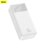 Power Bank Baseus PPBD30K на 30000mAh QC 20W, USBx2/micro-USB/USB Type-C (Input/Output), білий