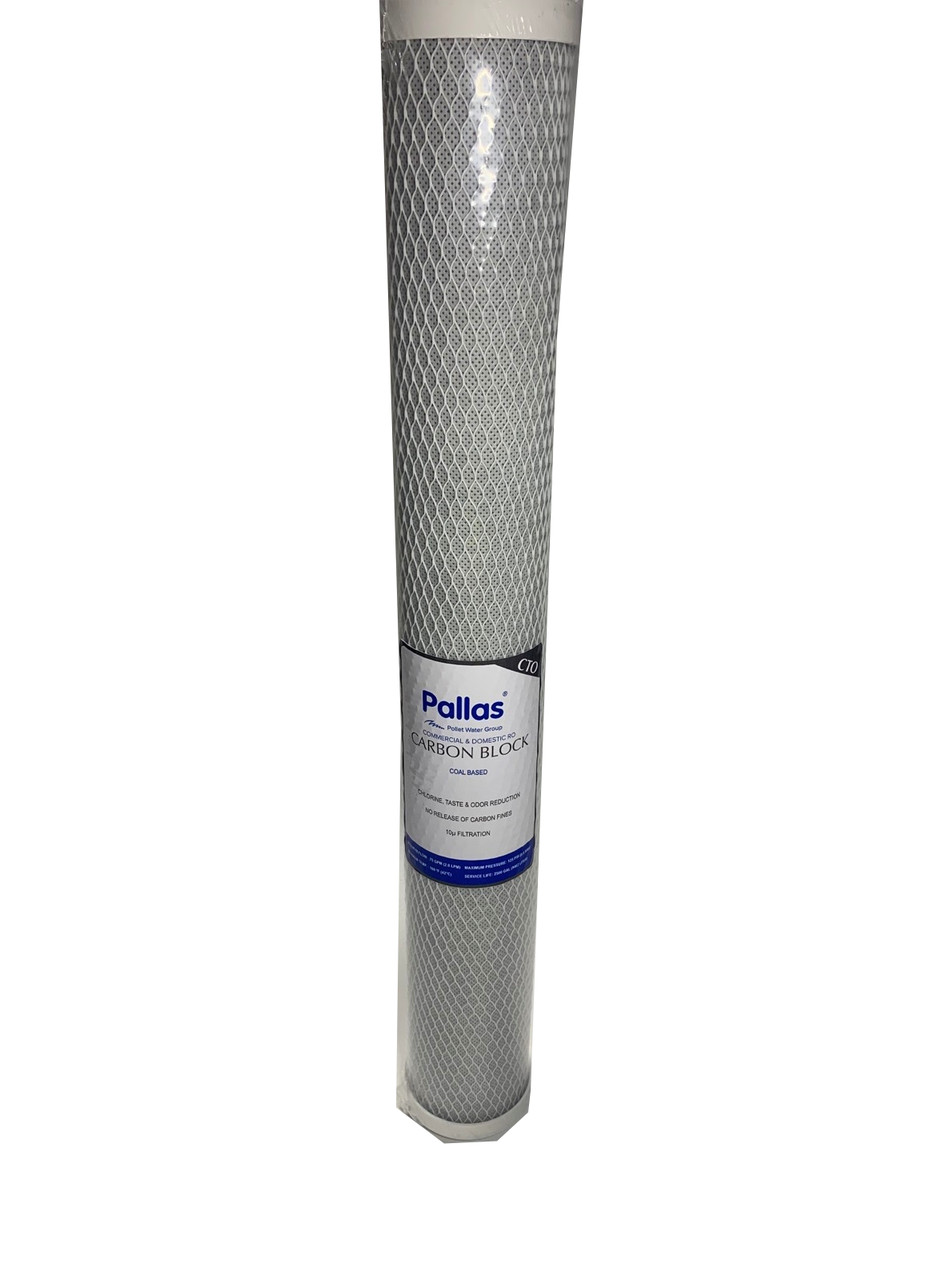 Картридж з брикетованим активованим вугіллям Pallas Slim 20", фото 1