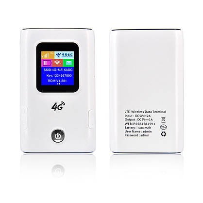 Мобільний 4G WI-FI роутер TIANJIE MF-905 ( Акумулятор 6000 mAh ) + Київстар (БЕЗЛІМІТ), фото 5