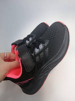 Кроссовки для девочки Clibee 202 ЕС bl-pink черные р.31