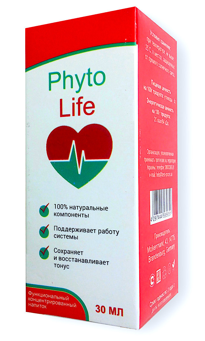 Phyto Life - Краплі від гіпертонії (Фіто Лайф)