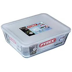 Форма для випікання PYREX Cook & Freez 244P000/7643 з кришкою, прямокутна, 27х22х9 см