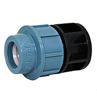Заглушка компресійна 25 мм для поліетиленових труб
