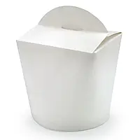 Коробка паперова ВОК 750мл біла (d-9,5/h-9,5 см)