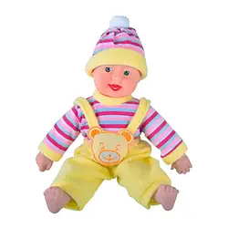 Дитяча лялька-пупс Bambi X1008-2 Yellow хохотун