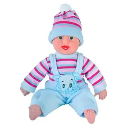 Дитяча лялька-пупс Bambi X1008-2 Light Blue хохотун