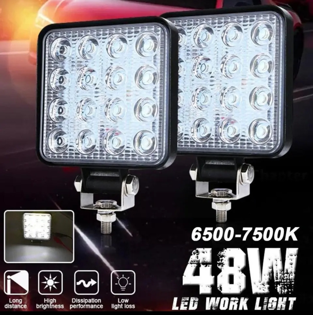 Фара світлодіодна Led Pulso WLP-48S1F2 SPOT 16Led*3W (106*106*18)/10-30V/48W/6000K