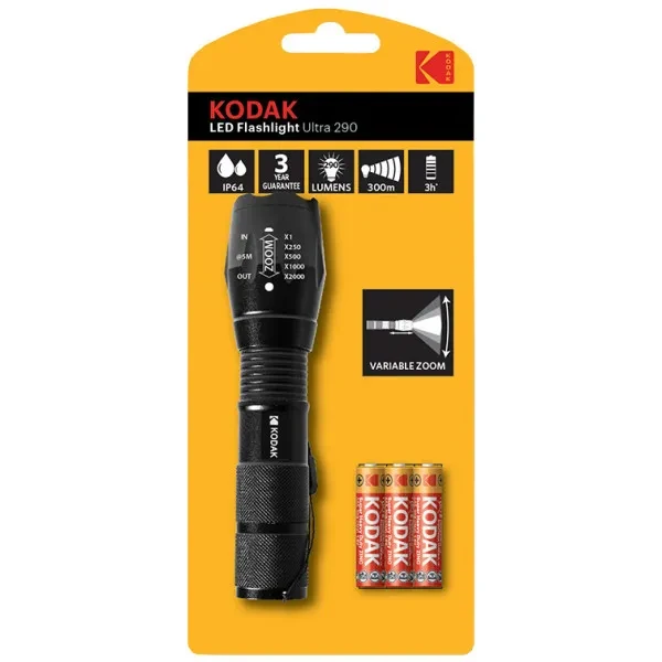 Фонарик Kodak LED Flashlight Ultra 290 — Купить Недорого на Bigl.ua ...