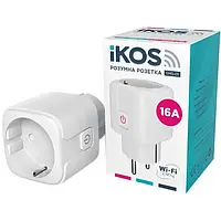 Розетка Ikos SMS-01 White розумна (0009-CSS)