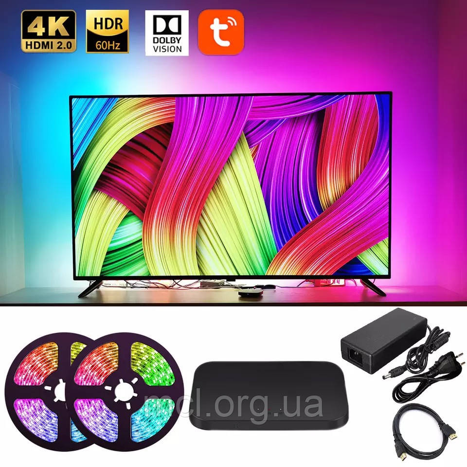 Універсальна підсвітка Ambilight HDMI Sync Box для Телевізора/Приставки (PS, XBOX)/ПК