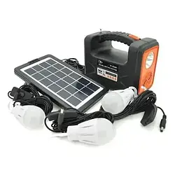 Ліхтар-прожектор Voltronic GS-902P Solar, радіо (внутр. антена)+ Bluetooth колонка