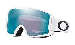 Гірськолижна маска дитяча Oakley Line Miner S (Youth) Matte White Лінза Prizm Sapphire Iridium