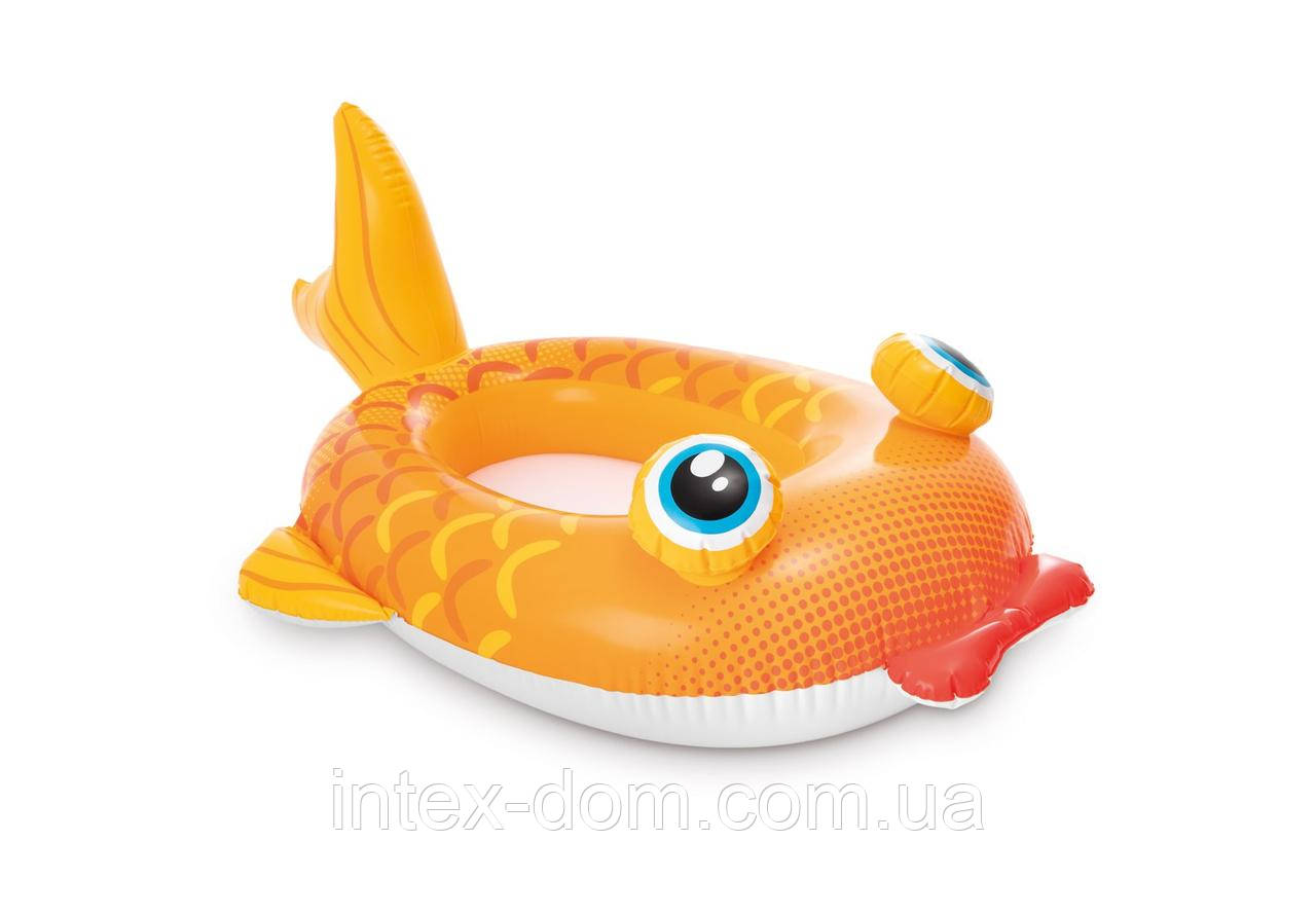 Надувний човник Intex 59380 «Золота рибка» (117х76 см)