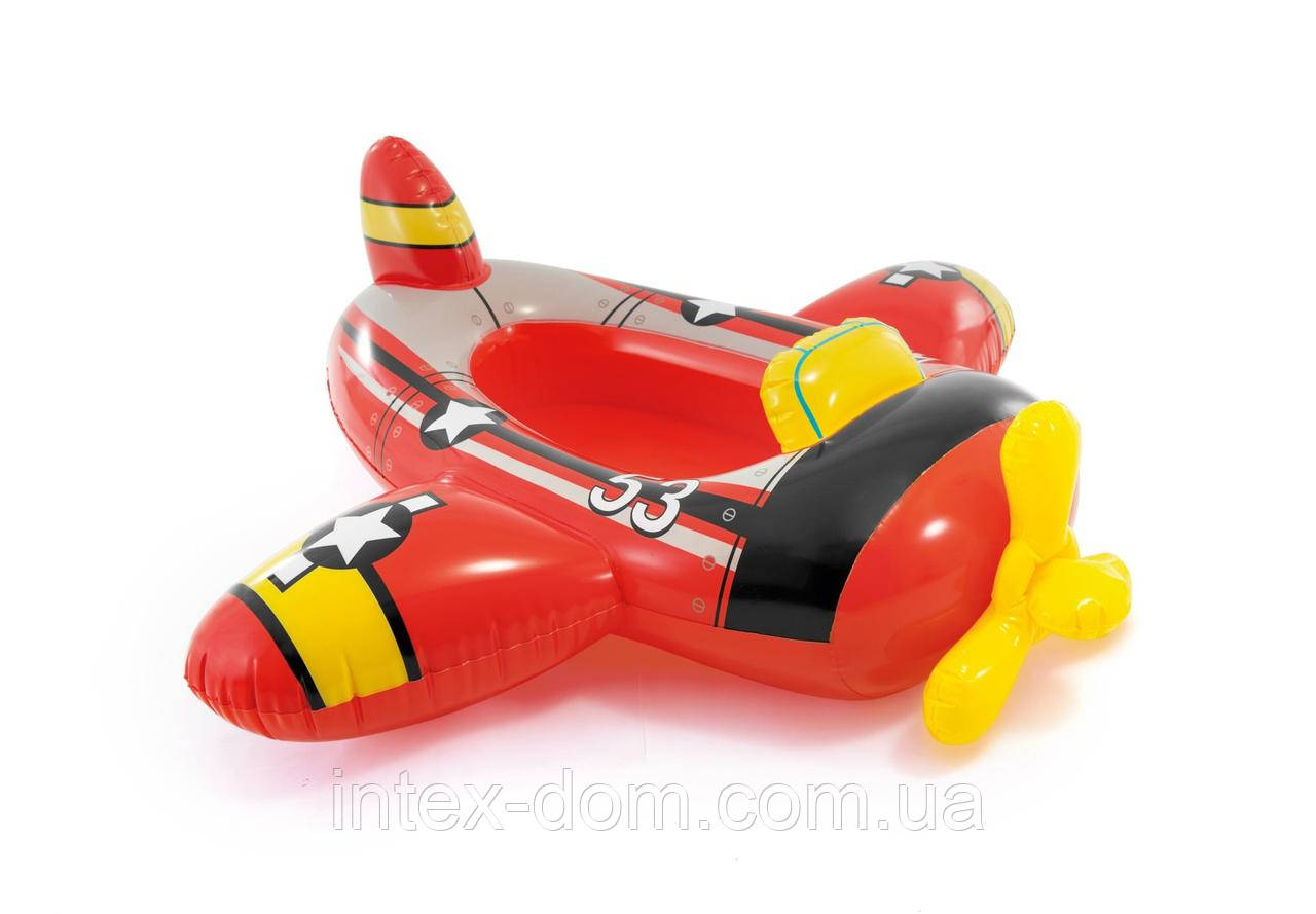 Надувний човник Intex 59380 «Літак» (119х114 см)