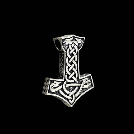 Срібна підвіска Молот Тора, 13 грамів, фото 1