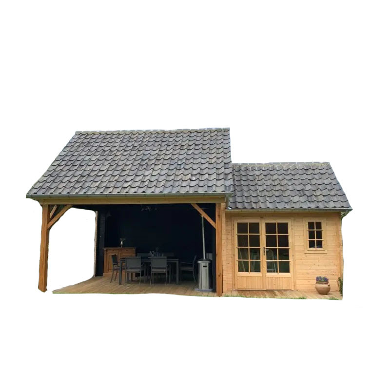 Сучасний сарай, госпблок для дачі з дерева 7,0х4,0 м. від виробника Modern barn - 91