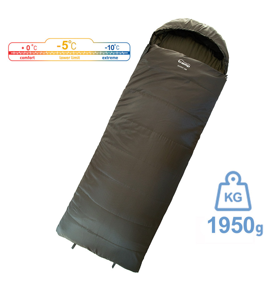 Спальник-ковдра з капюшоном Tramp Shypit 400 Regular (0°С/-5°С/-10°С)