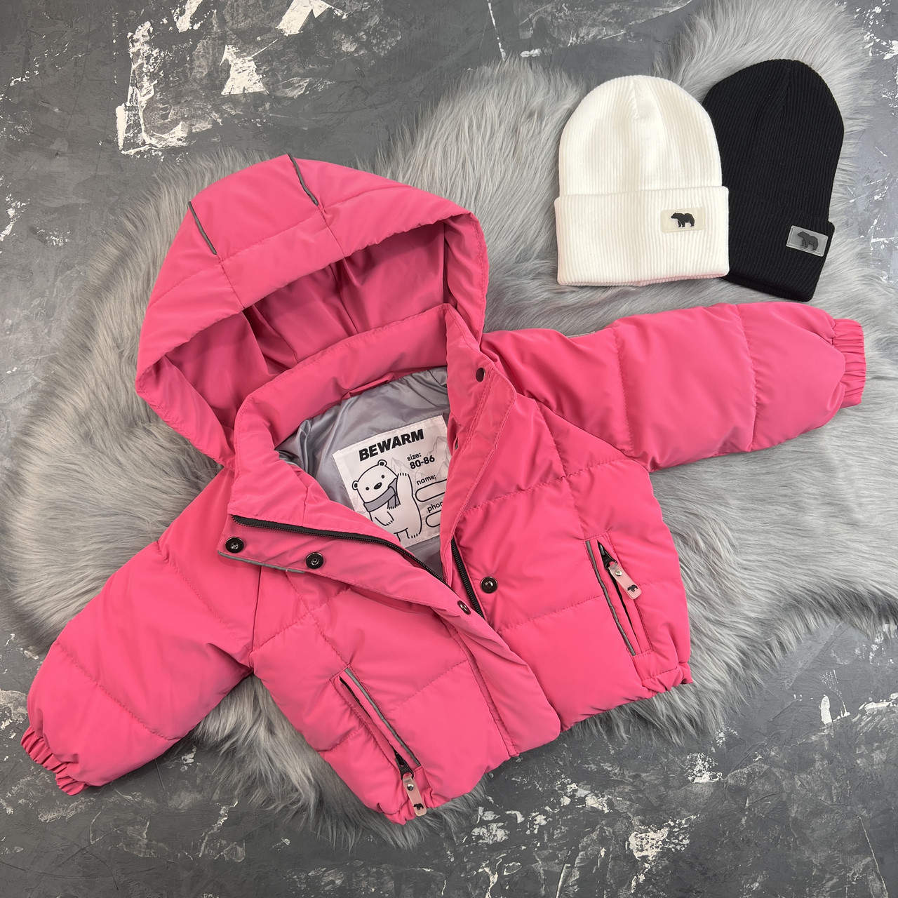 Курточка дитяча демі Thephyr BEWARM Viva Magenta