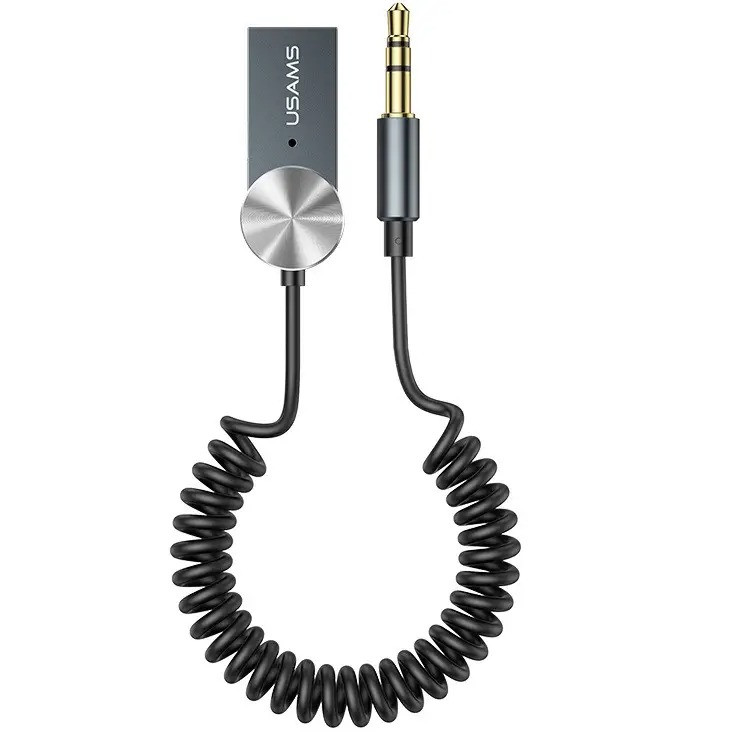 Аудио ресивер с микрофоном USAMS US-SJ464 Bluetooth Black - фото 1 - id-p1766070574