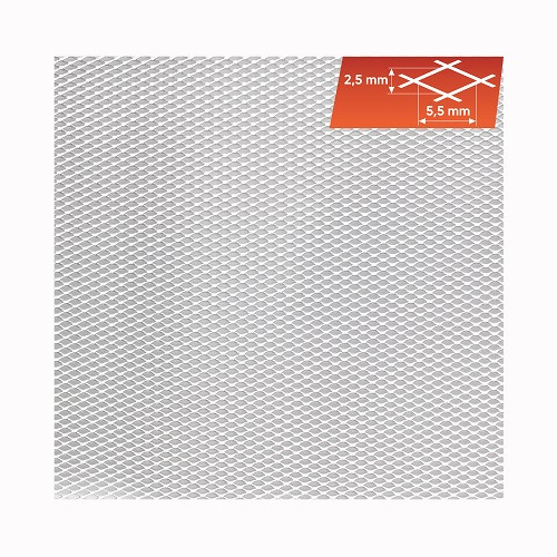 Сітка бампера алюмінієва хромована Elegant №1 100х20 (EL 512021), фото 1