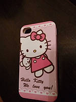 Чохол TPU для iPhone 4/4S Hello Kitty