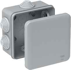 Коробка розподільча пласт. зовнішня 80*80*40мм