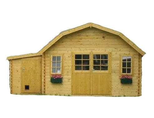 Сучасний сарай, госпблок для дачі з дерева 5.5х3,4 м. від виробника Modern barn - 75