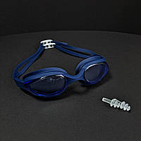 Очки для плавания с берушами для бассейна плавательные очки для ныряния SAILTO Темно-синий (G-2300)