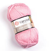 Пряжа для вязания YarnArt Alpine alpaca. 150 г. 120 м. Цвет - розовый 446