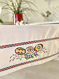 Вишита Великодня скатертина 135x135 см. Limaso, фото 4