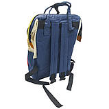 Сумка рюкзак для мами та малюка червоний багатофункціональний органайзер mommy bag портфель для мам на коляску, фото 6