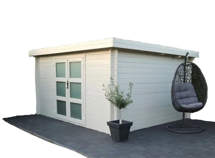 Сучасний сарай, госпблок для дачі з дерева 3.3х3,3 м. від виробника Modern barn - 11